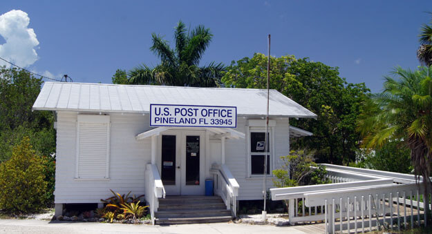 The Pineland Post Office, the second-smallest post office in the country.